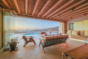 Luxury Villa, 4 Bedrooms, Non Smoking, Sea View | Terrace/patio