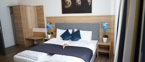 Geluiddichte muren, gratis wifi, rolstoeltoegang