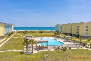 Pool - The Sunny Surf - Top Floor Surf Condo - 2 BRs, 2 BA! (Surf City)