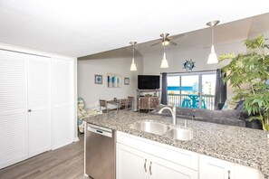 Interior - The Sunny Surf - Top Floor Surf Condo - 2 BRs, 2 BA! (Surf City)