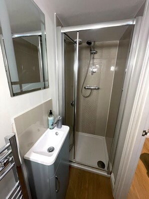Hair dryer, towels