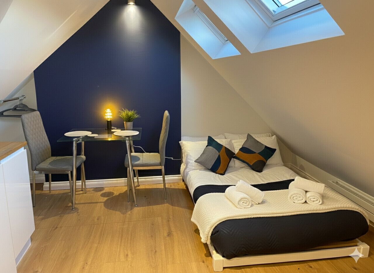 1 間睡房、書桌、熨斗/熨衫板、Wi-Fi