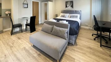 Desk, iron/ironing board, free WiFi, bed sheets