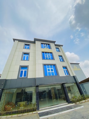 Overnatningsstedets facade