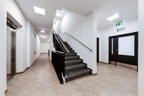 Interior - The new studio in Prague with Free parking +Netflix. Near O2 Arena, mall Harfa (Hlavní mesto Praha)