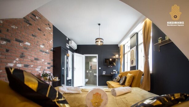 In-room safe, iron/ironing board, free WiFi - Kazimierz Residence Square (Kraków)