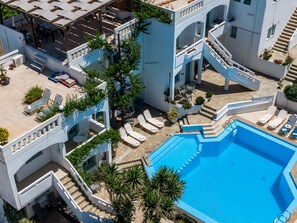 Pool - Kurmulis Studios, Maisonette with Pool View! (Stalos)