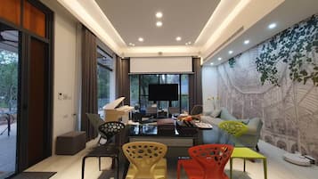 Lobby sitting area
