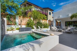 Pool - Oasis Del Mar 4 | Coastal 4BR Walk to Beach + Spa (San Diego)