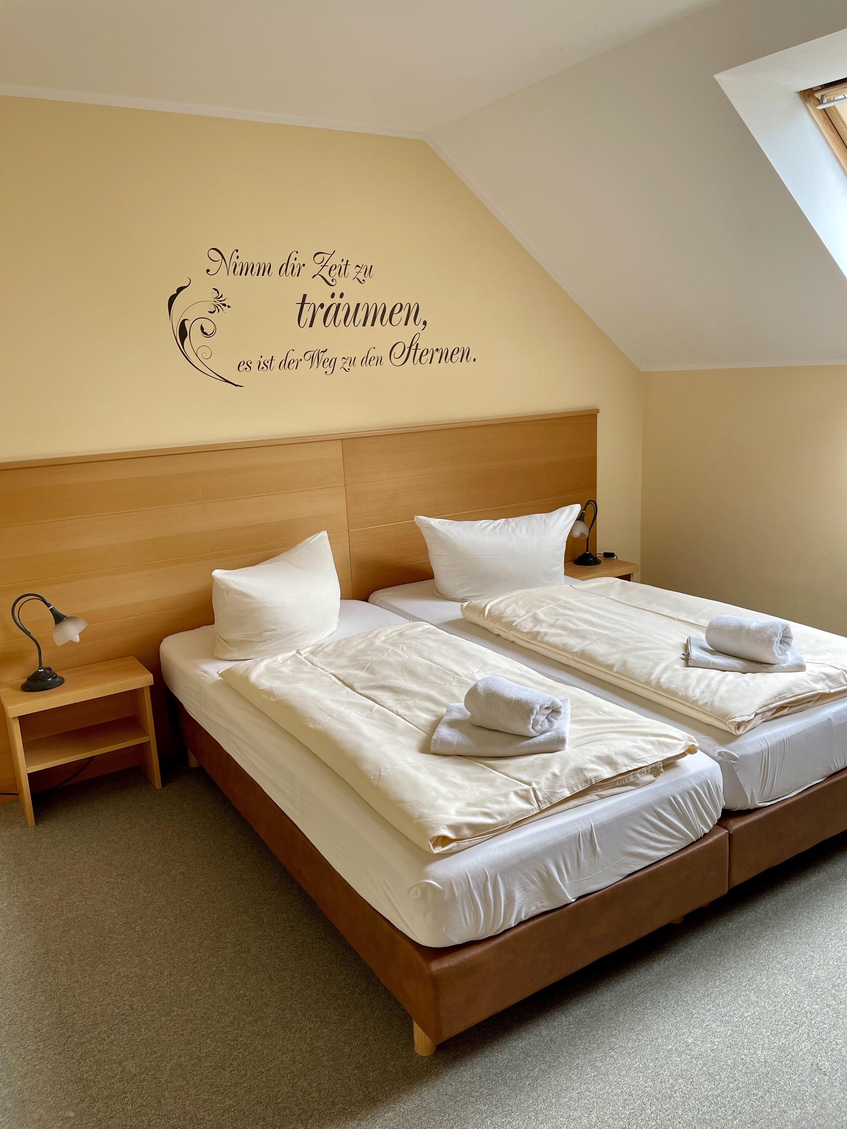 1 makuuhuone, vuodevaatteet