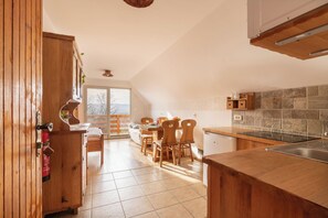Fridge, oven, stovetop, electric kettle - Vineyard Cottages Rataj (Novo Mesto)