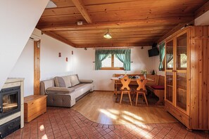 Flachbildfernseher, Kamin