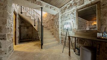 Family Double Room | Living area | Smart TV, fireplace, Netflix, first-run movies