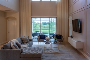 Living area - 801dsd-the Retreat At Championsgate 5 Bedroom Villa by RedAwning (Kissimmee)