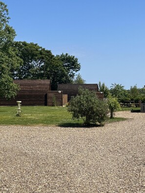 Monolocale, 1 letto queen | Parco della struttura