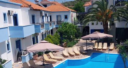 Omega Rooms Anaxos family run apartments with pool just 400m to the beach