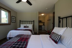 Literie de qualité supérieure, décoration personnalisée