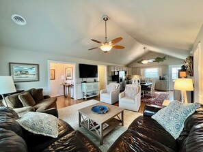 Smart TV, books - SN8602- Oceanside, South Nags Head, Friday Check In, Private Pool! (South Nags Head)