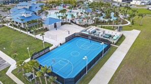 Sports court - Last Minute Disney! Private Pool, Hot Tub, Game Room & Themed Bedrooms. Book Now! #79725 (Orlando)