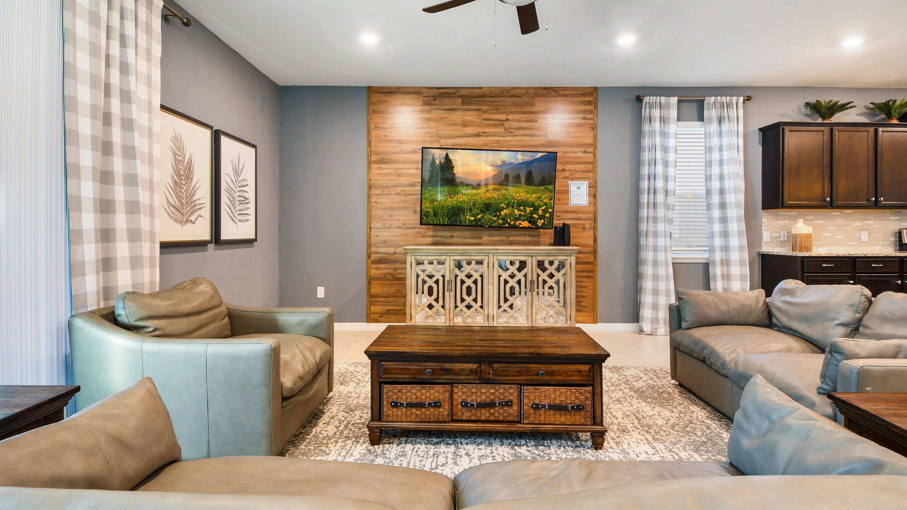 Smart-tv en tafelvoetbal