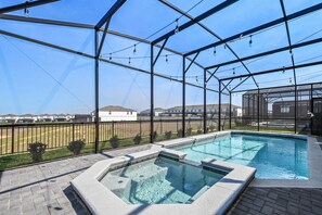 Una piscina riscaldata