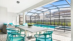 Dining - Last Minute Disney! Private Pool, Hot Tub, Game Room & Themed Bedrooms. Book Now! #90909 (Orlando)