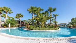 A heated pool - Last Minute Disney! Private Pool, Hot Tub & Themed Bedrooms. Book Now! #93963 (Orlando)