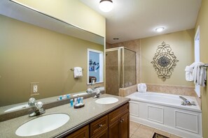 Hair dryer, towels
