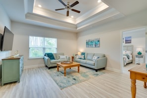 TV - Walk to Beach & Pool: Windmark Beach Home! (Port Saint Joe)