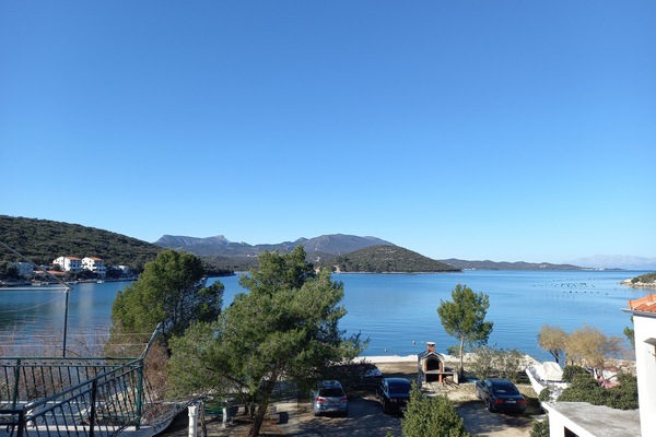 Blick von der Unterkunft