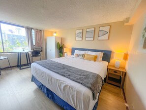 Strykejern/-brett, wi-fi (inkludert) og sengetøy