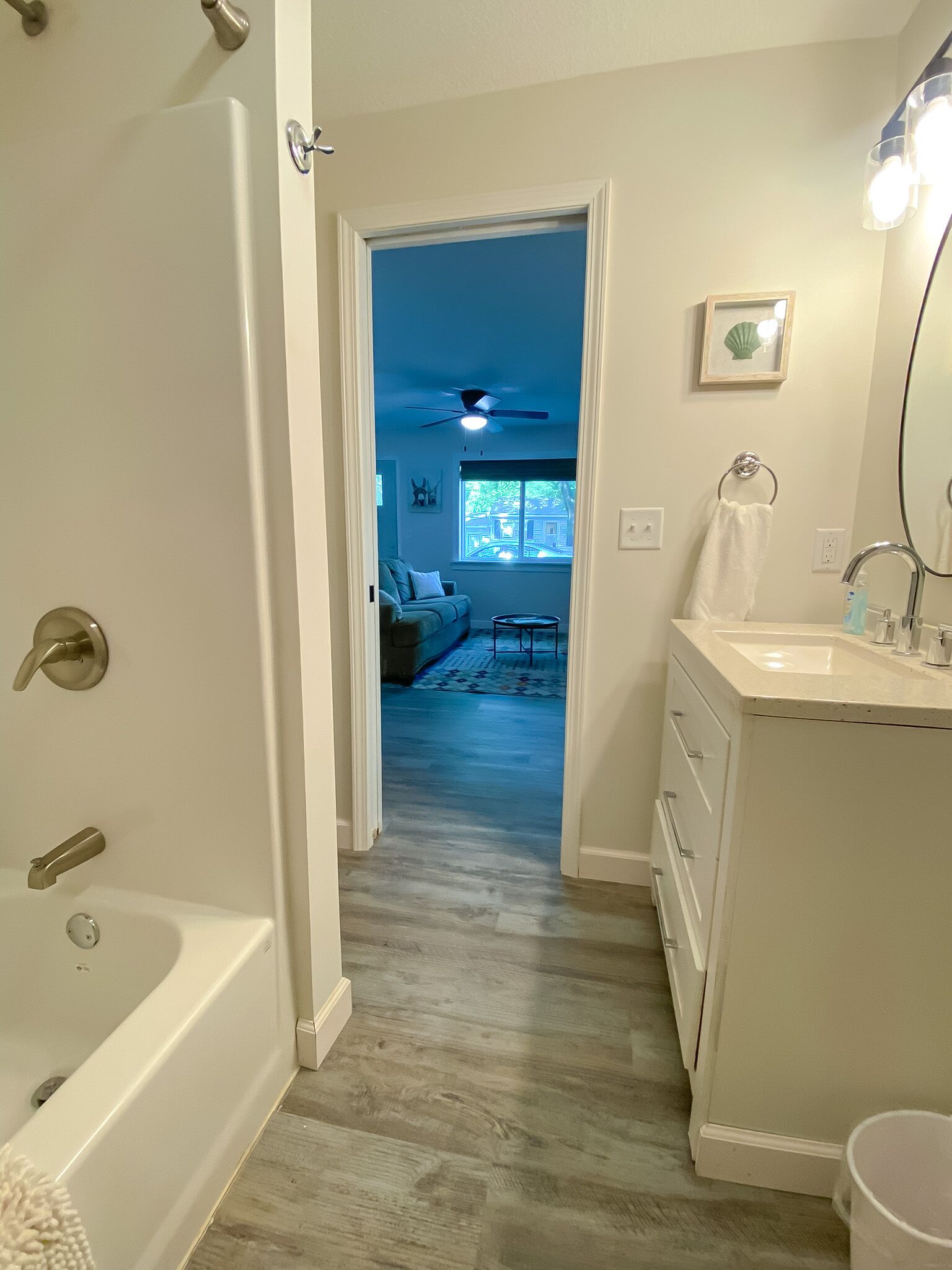 Towels, soap, toilet paper