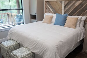 1 sovrum och sängkläder