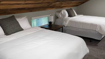 2 bedrooms, bed sheets