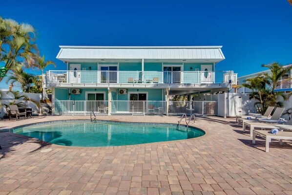 Pool - 110 Bahia #1 - Canal Front Pet-Friendly Beach Unit (Fort Myers Beach)