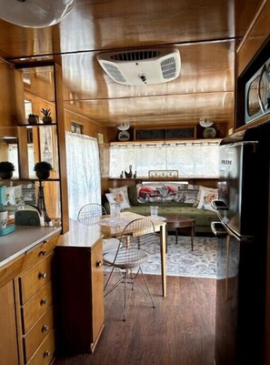 Inside living/dinning area.  