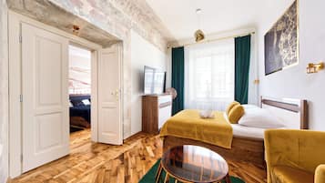 Premium Quadruple Room | 1 bedroom, hypo-allergenic bedding, individually decorated