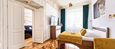 Quadrupla Premium | 1 camera, biancheria da letto ipoallergenica, con stile personalizzato