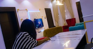 Deluxe Apartment | Living area - RichVilla Apartments & Hotels (Lagos)