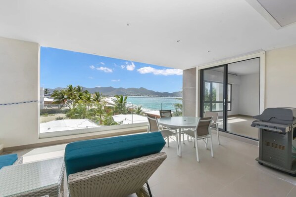 Terrace/patio - Acqua turquoise ocean views (Simpson Bay)