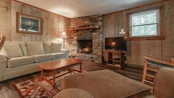 TV, fireplace, DVD player, ping pong