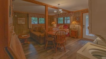 TV, fireplace, DVD player, table tennis