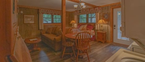 TV, fireplace, DVD player, table tennis