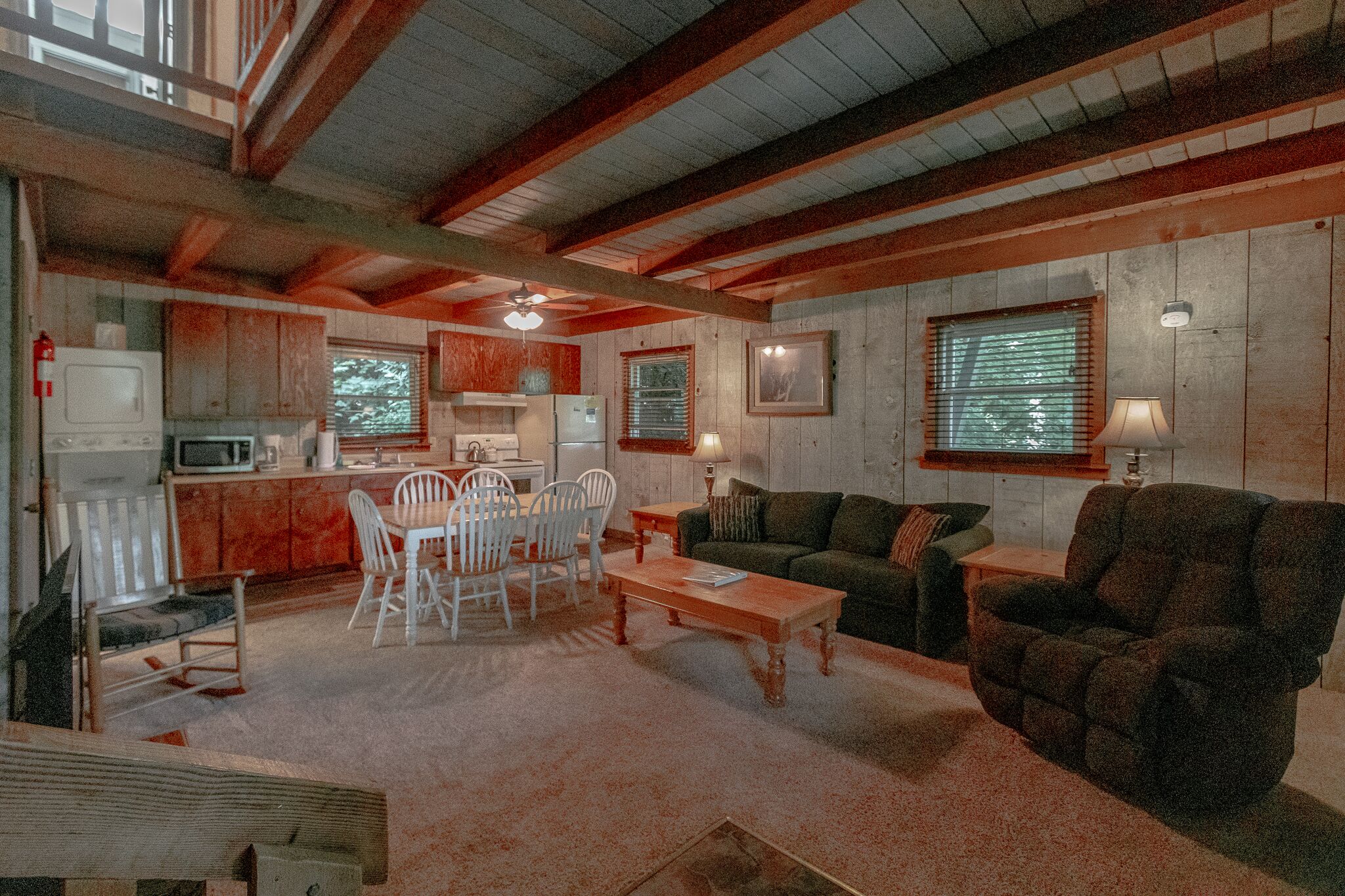 TV, fireplace, DVD player, table tennis