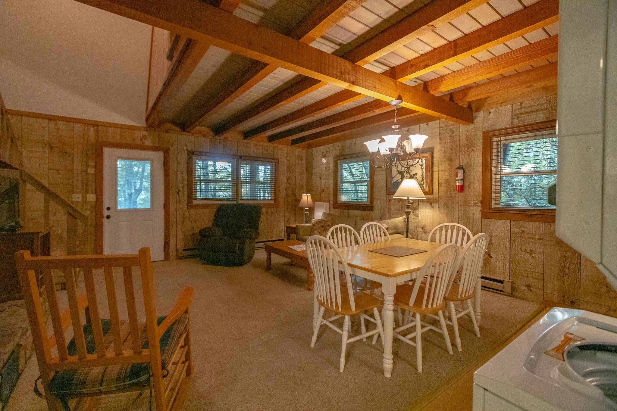 TV, fireplace, DVD player, table tennis