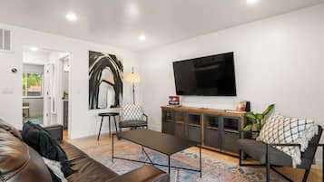 Condo | Living area | 55-inch Smart TV with digital channels, Netflix, Hulu
