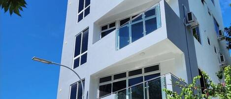 Majoituspaikan julkisivu