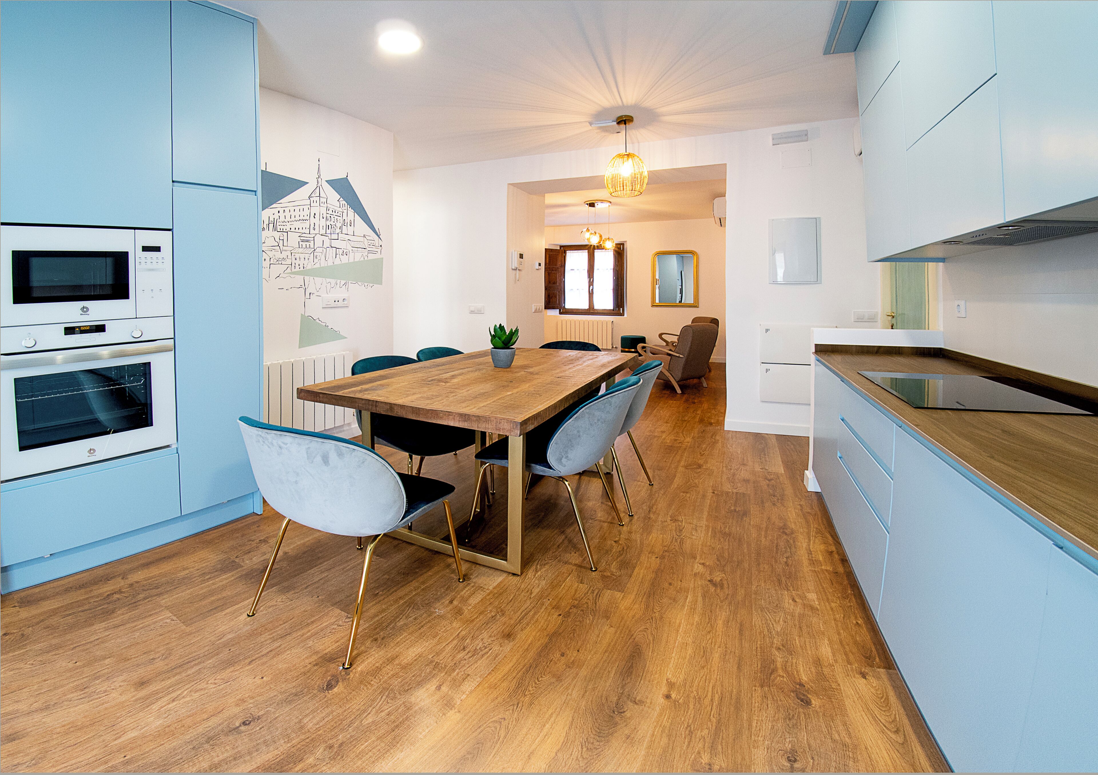 Exclusive Apartment | Private kitchen | Full-size fridge, microwave, oven, dishwasher