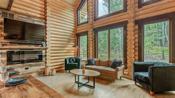 Smart TV, biblioteca musical, videoteca, aparelho de som