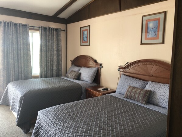 Standard Room, 2 Double Beds | Premium bedding, free WiFi, bed sheets